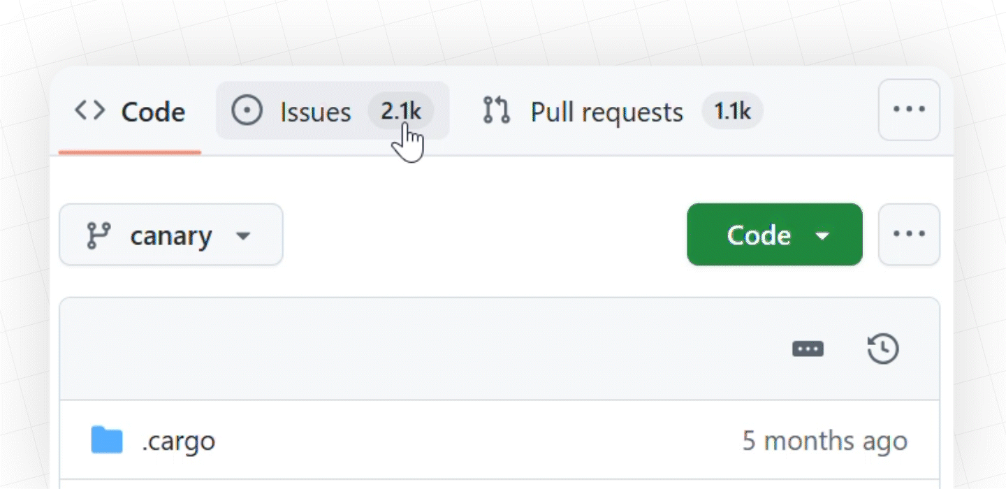 Dropdown tab