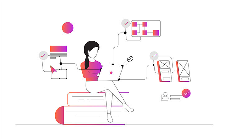 UX designer illustration